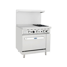 Load image into Gallery viewer, CookRite - AGR-2B24G 36’’ Combination Gas Range (ATOSA)
