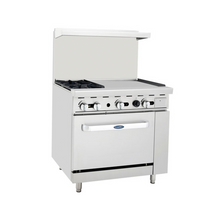 Load image into Gallery viewer, CookRite - AGR-2B24G 36’’ Combination Gas Range (ATOSA)
