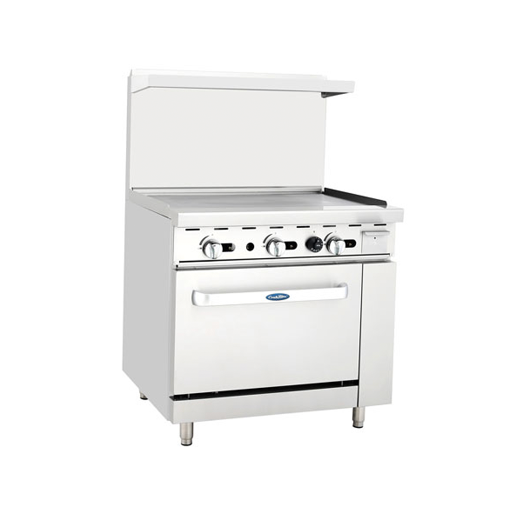 CookRite - AGR-36G 36″ Gas Range with Griddle Top (ATOSA)