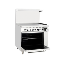 Load image into Gallery viewer, CookRite - AGR-36G 36″ Gas Range with Griddle Top (ATOSA)
