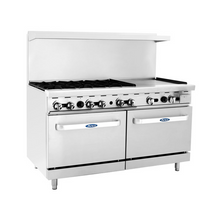 Load image into Gallery viewer, CookRite - AGR-6B24GR 60’’ Combination Gas Ranges (ATOSA)
