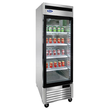 Load image into Gallery viewer, Atosa - MCF8705GR – Bottom Mount (1) One Glass Door Refrigerator
