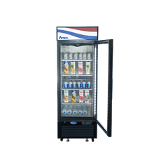 Load image into Gallery viewer, Atosa - MCF8722GR – Black Exterior Glass One (1) Door Merchandiser Refrigerator

