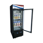 Load image into Gallery viewer, Atosa - MCF8725GR – Black Exterior Glass One (1) Door Merchandiser Refrigerator
