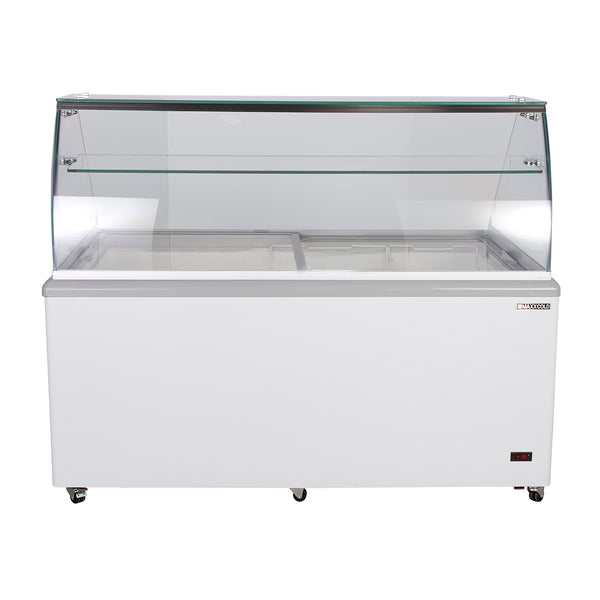 Maxx Cold MXDC-12 - Commercial Ice Cream Dipping Cabinet Freezer