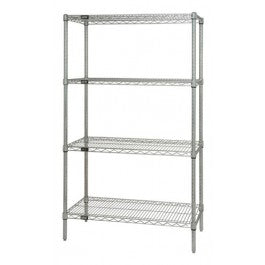 Quantum Storage Solutions - WR63-1836C CHROME WIRE SHELVING STARTER KIT