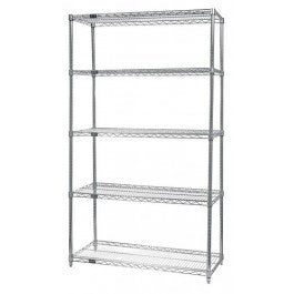 Quantum Storage Solutions - WR63-1836C CHROME WIRE SHELVING STARTER KIT